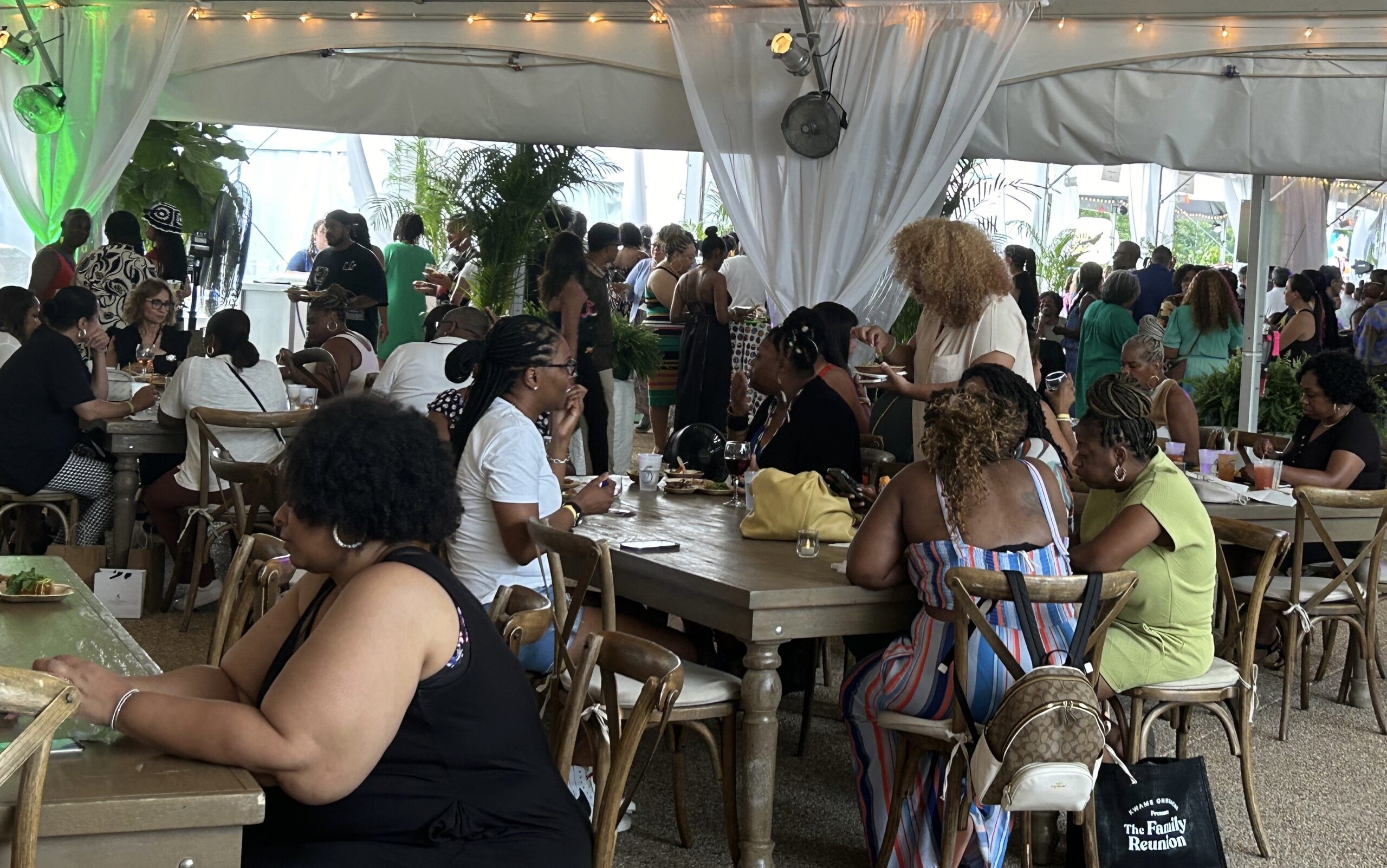 Group reunion celebration