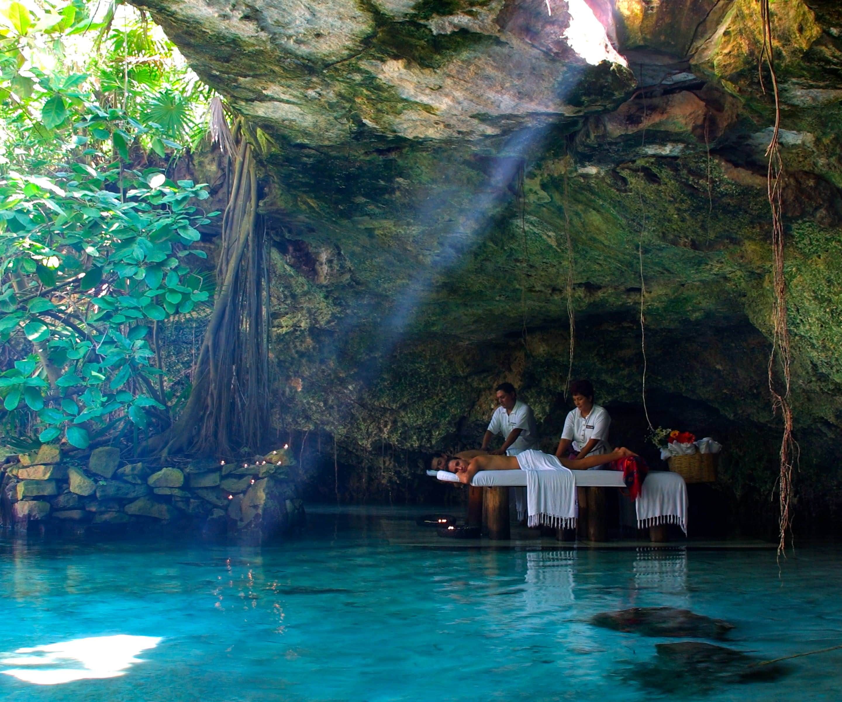 Mexico resort pool
